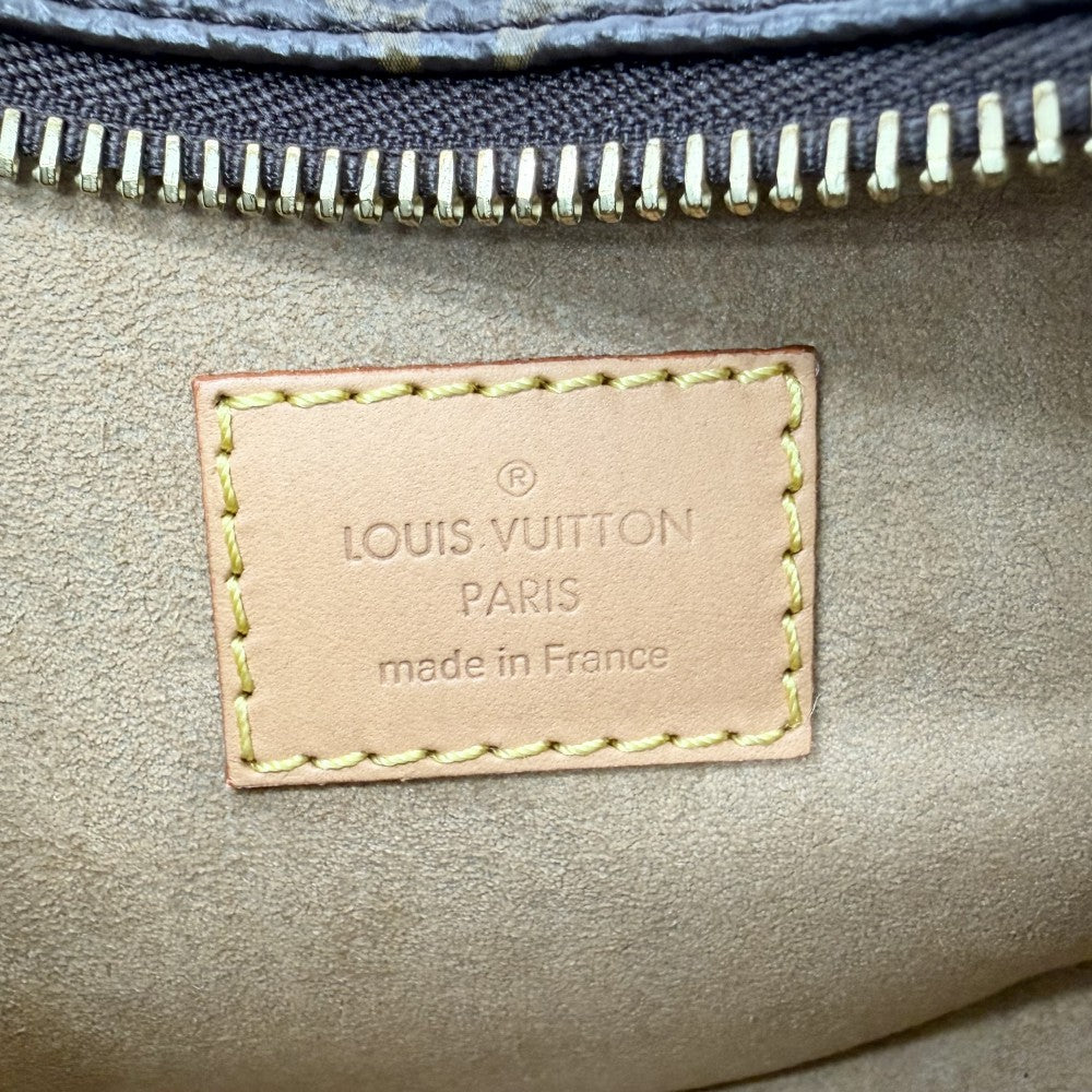 LOUIS VUITTON ルイヴィトン ショルダーバッグ モノグラム ループ 2WAY ハンドバッグ 小さめ かばん 鞄 M81098 ブラウン 茶 ゴールド金具 レディース【中古品】