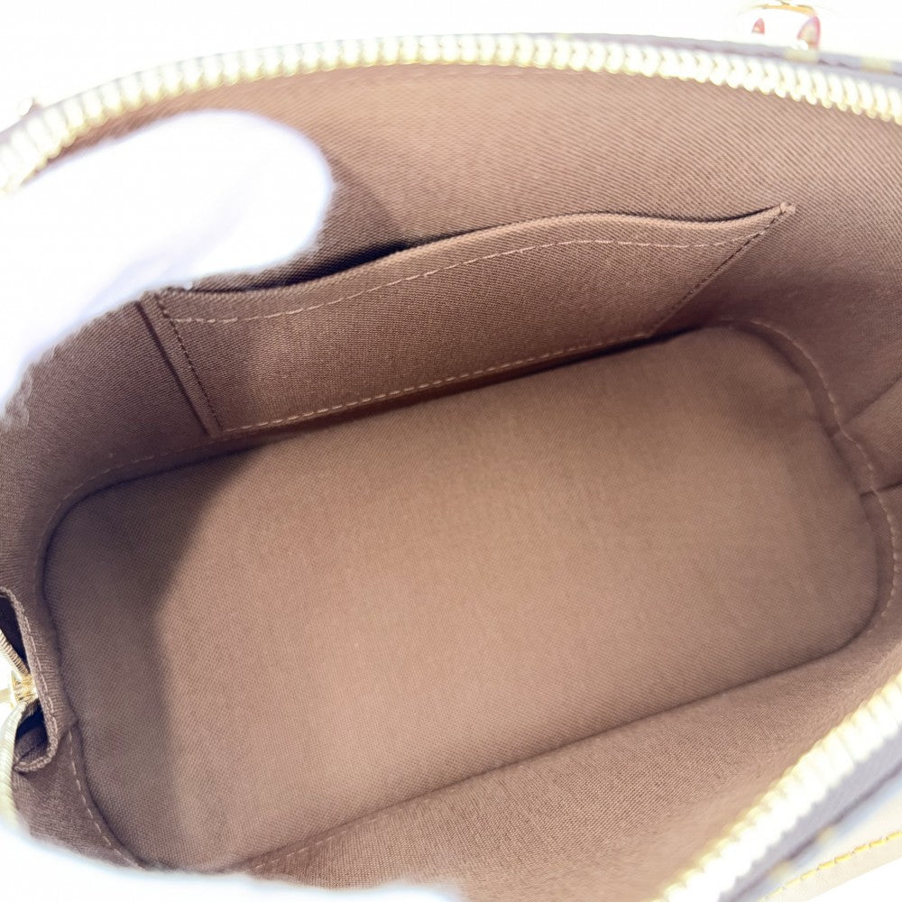 LOUIS VUITTON ルイヴィトン 2WAY モノグラム アルマBB ショルダーバッグ ハンドバッグ 小さめ ミニバッグ M46990 ブラウン 茶 ゴールド金具 レディース【中古品】