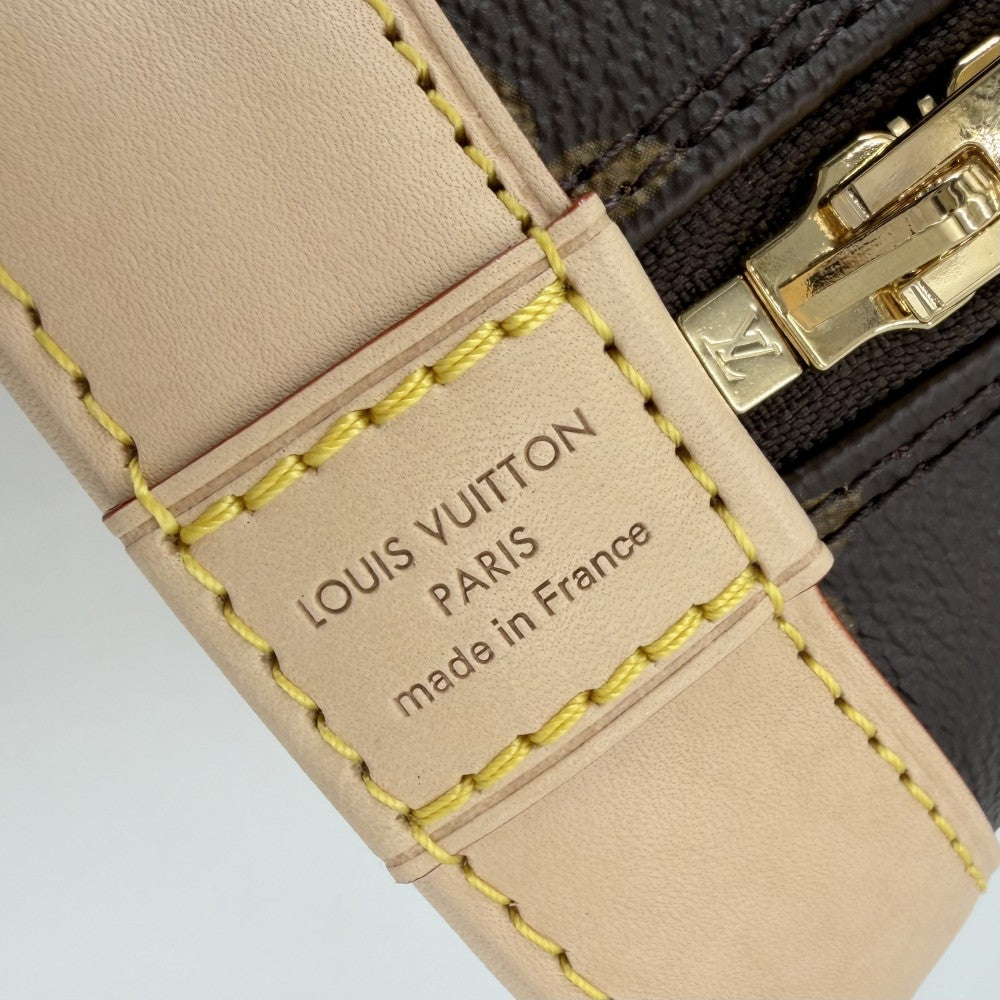 LOUIS VUITTON ルイヴィトン 2WAY モノグラム アルマBB ショルダーバッグ ハンドバッグ 小さめ ミニバッグ M46990 ブラウン 茶 ゴールド金具 レディース【中古品】