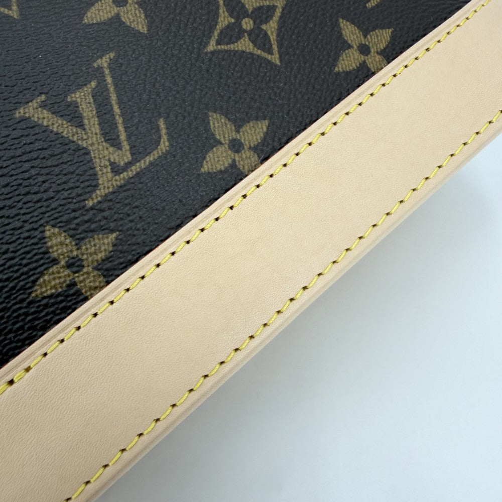 LOUIS VUITTON ルイヴィトン 2WAY モノグラム アルマBB ショルダーバッグ ハンドバッグ 小さめ ミニバッグ M46990 ブラウン 茶 ゴールド金具 レディース【中古品】