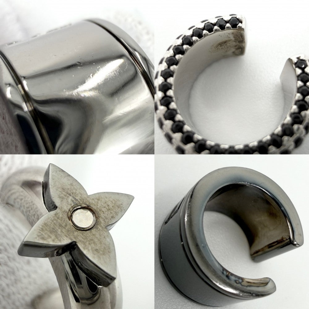LOUIS VUITTON ルイヴィトン イヤリング イヤーカフ イヤカフ・モノグラム サークル 3個セット アクセサリー M01498 シルバー メンズ 約9.5(合計)g【中古品】