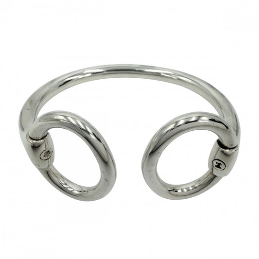 HERMES エルメス バングル ナウシカ ノジカ ブレスレット アクセサリー 小物 シルバー925 ユニセックス 約62.2g【中古品】