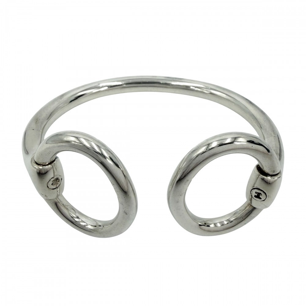 HERMES エルメス バングル ナウシカ ノジカ ブレスレット アクセサリー 小物 シルバー925 ユニセックス 約62.2g【中古品】