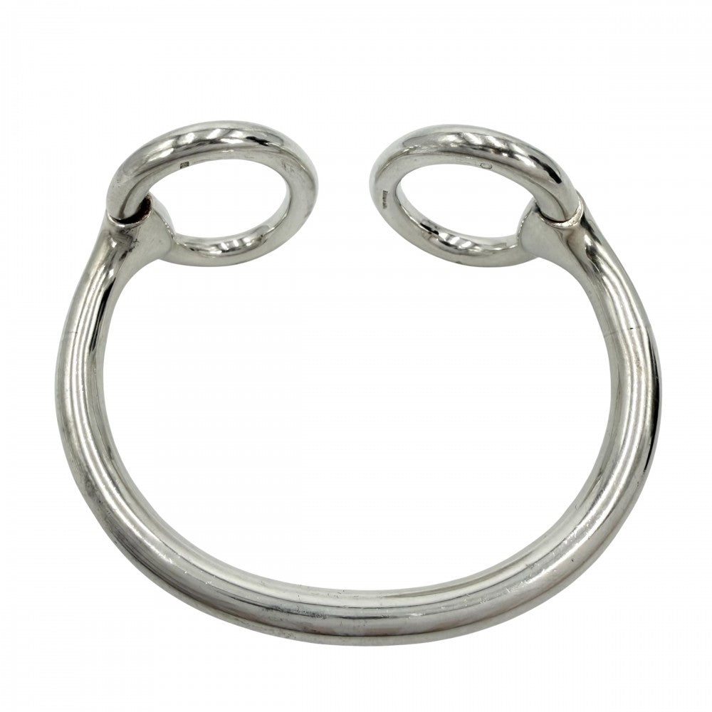 HERMES エルメス バングル ナウシカ ノジカ ブレスレット アクセサリー 小物 シルバー925 ユニセックス 約62.2g【中古品】