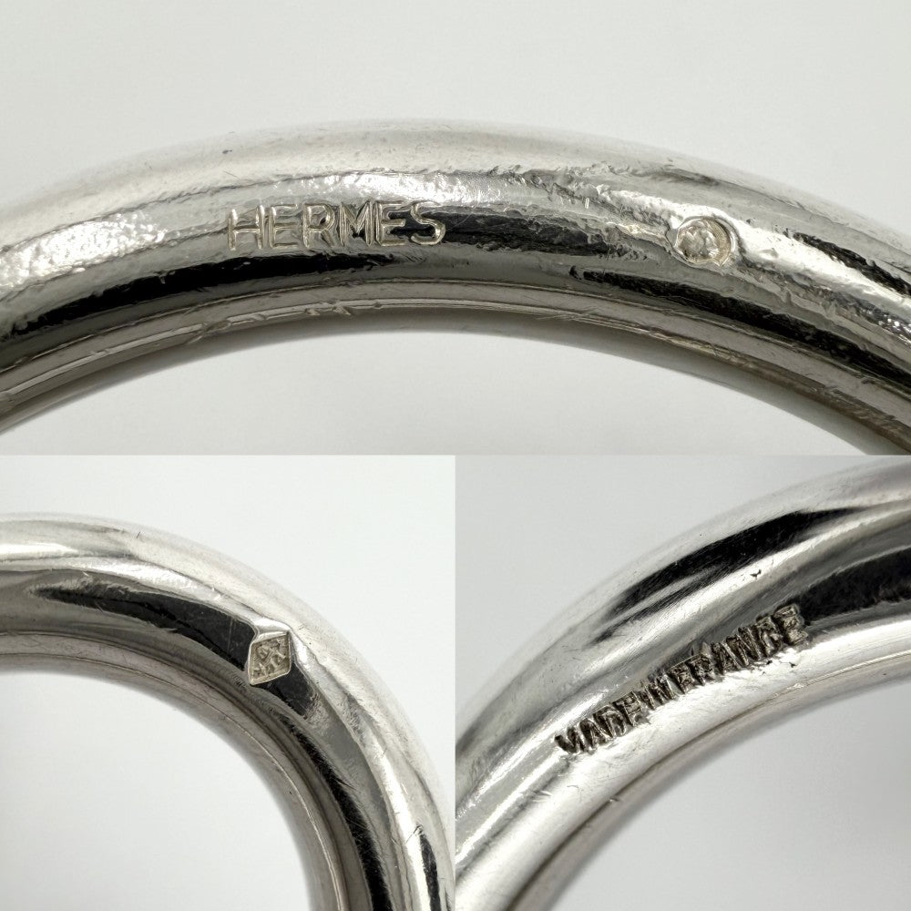 HERMES エルメス バングル ナウシカ ノジカ ブレスレット アクセサリー 小物 シルバー925 ユニセックス 約62.2g【中古品】