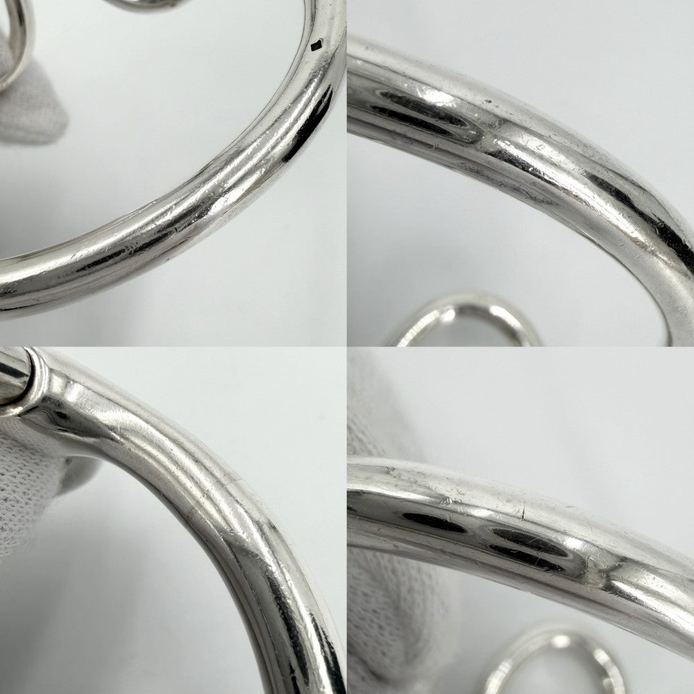 HERMES エルメス バングル ナウシカ ノジカ ブレスレット アクセサリー 小物 シルバー925 ユニセックス 約62.2g【中古品】