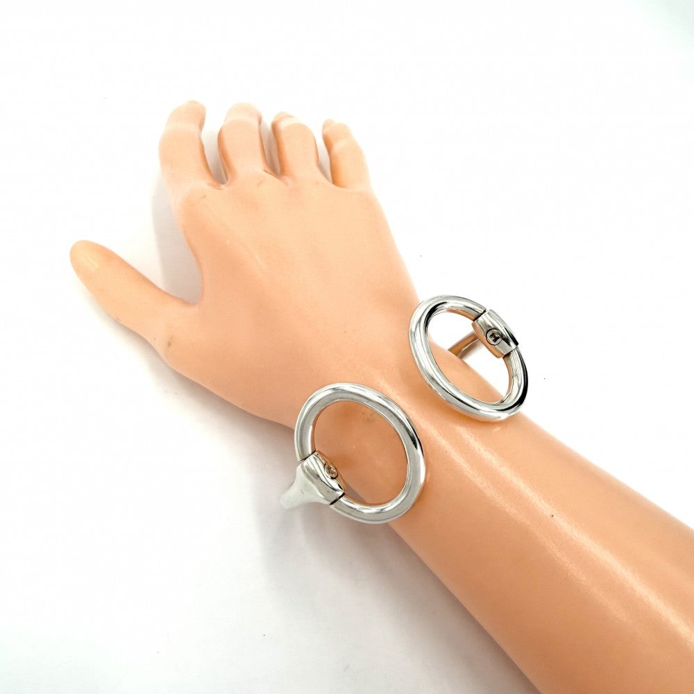 HERMES エルメス バングル ナウシカ ノジカ ブレスレット アクセサリー 小物 シルバー925 ユニセックス 約62.2g【中古品】
