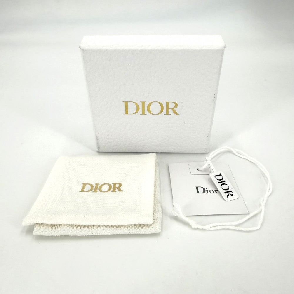 Christian Dior クリスチャンディオール イヤリング TRIBALES トライバル ロゴ スイング アクセサリー 小物 レジンパール クリスタル ホワイト 白 レディース 約13.2g【中古品】