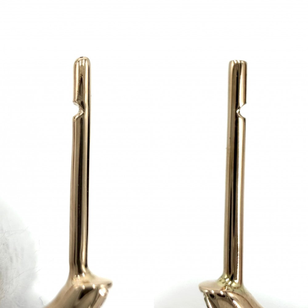 TIFFANY&Co. ティファニー ピアス ロック アクセサリー ジュエリー 18金PG Au750 K18ピンクゴールド ダイヤモンド0.09ct レディース 約7.4g【中古品】