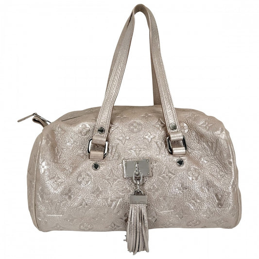 LOUIS VUITTON ルイヴィトン ハンドバッグ モノグラムシマー コメト トートバッグ メタリック M95818 ライトピンク シルバー金具 レディース【中古品】