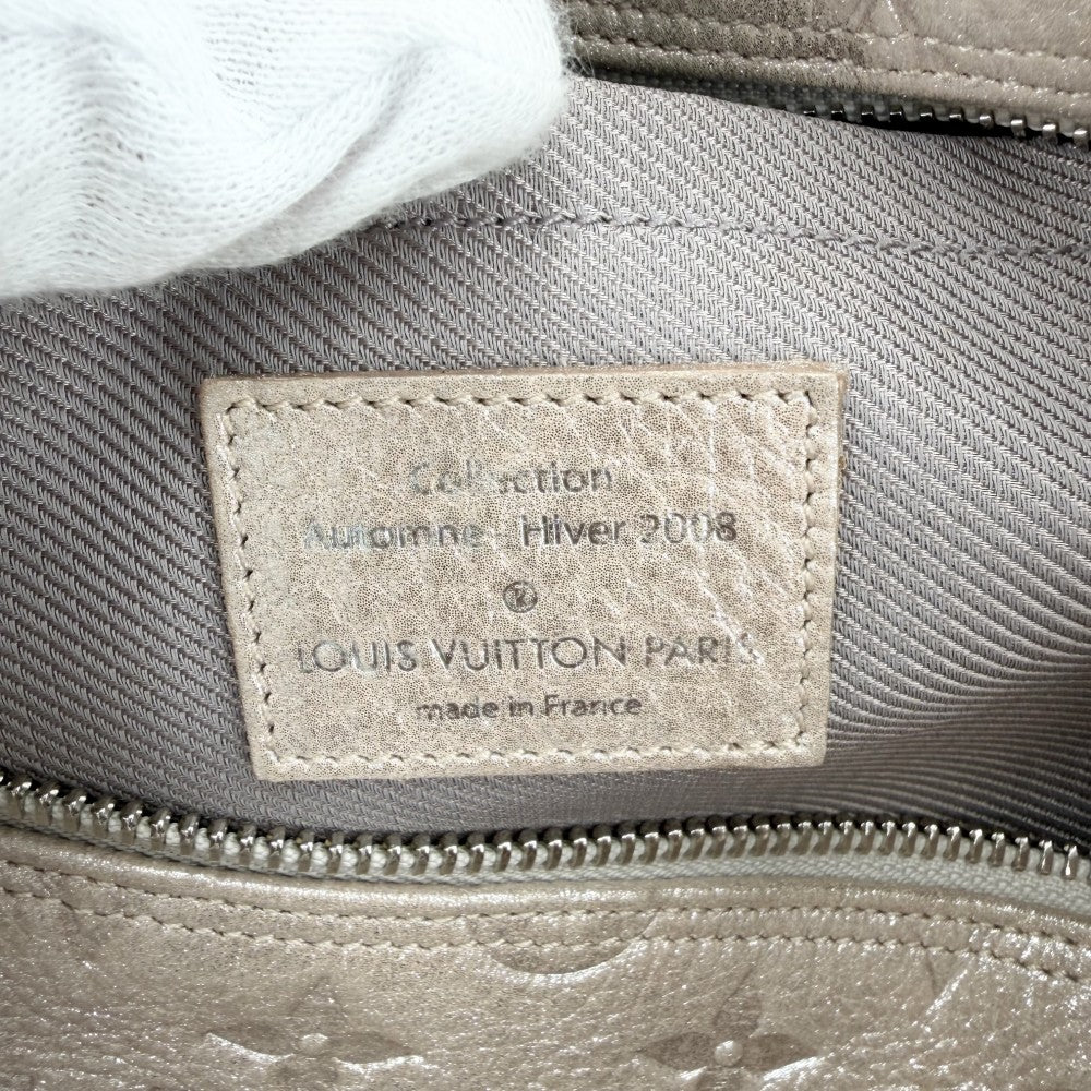 LOUIS VUITTON ルイヴィトン ハンドバッグ モノグラムシマー コメト トートバッグ メタリック M95818 ライトピンク シルバー金具 レディース【中古品】