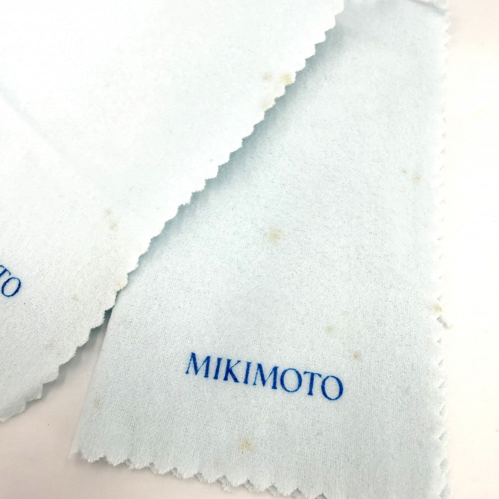 MIKIMOTO ミキモト ネックレス チャーム付き ジュエリー アクセサリー 真珠 フォーマル 冠婚葬祭 18金WG Au750 K18ホワイトゴールド パール約0.7mm レディース 約37.9g【中古品】