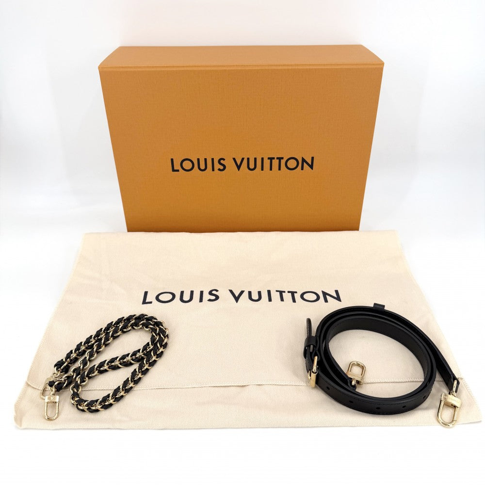 LOUIS VUITTON ルイヴィトン 2WAY オンザゴーEW チェーン ハンドバッグ ショルダーバッグ M14236 モノグラムジャイアント モノグラム・リバース ブラウン 茶 ゴールド金具 レディース【中古品】