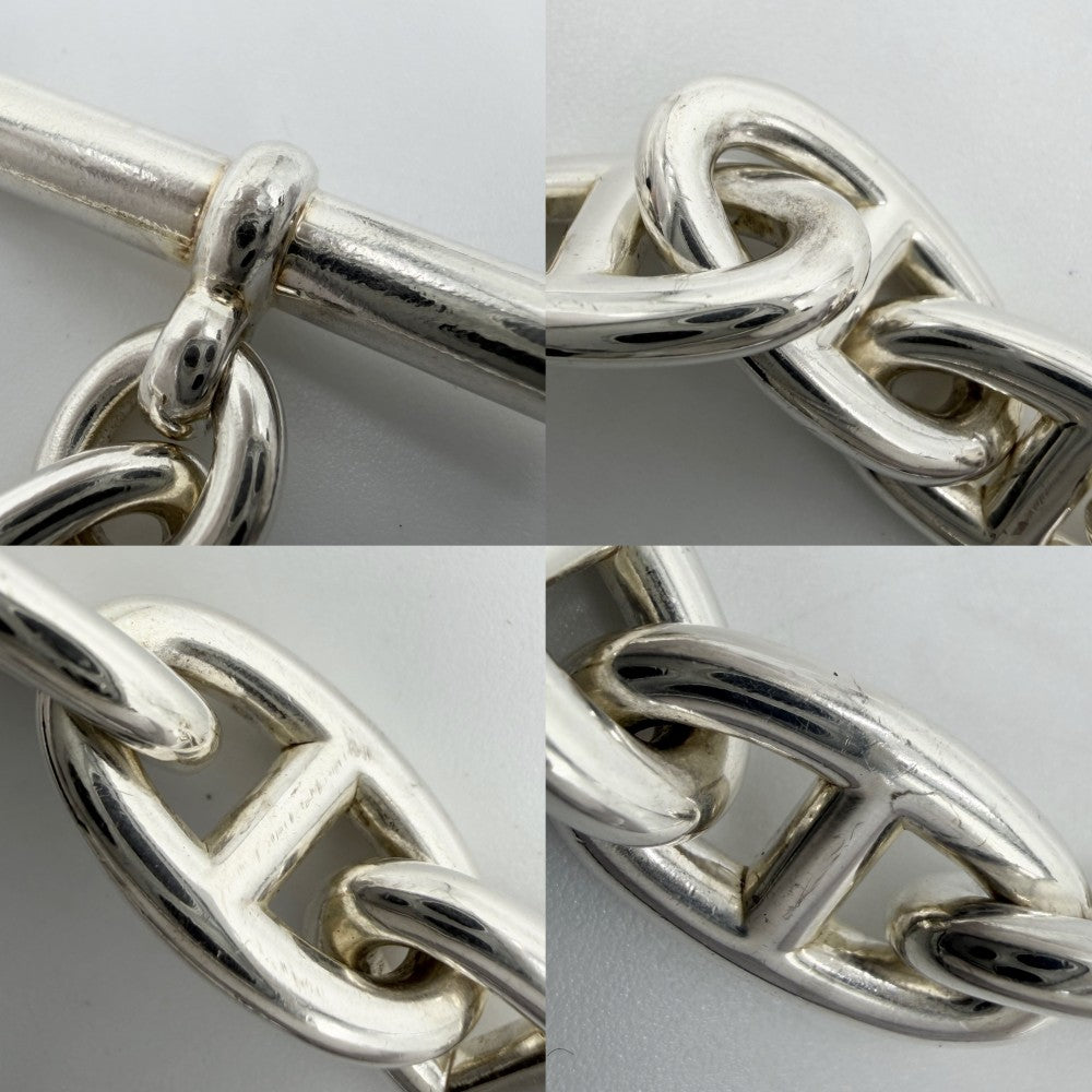 HERMES エルメス ブレスレット シェーヌダンクルGM アクセサリー ジュエリー 16コマ シルバー925 メンズ 約83.5g【中古品】
