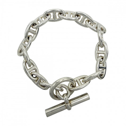HERMES エルメス ブレスレット シェーヌダンクルGM アクセサリー ジュエリー 16コマ シルバー925 メンズ 約83.5g【中古品】