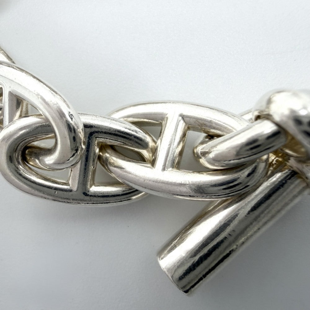 HERMES エルメス ブレスレット シェーヌダンクルGM アクセサリー ジュエリー 16コマ シルバー925 メンズ 約83.5g【中古品】