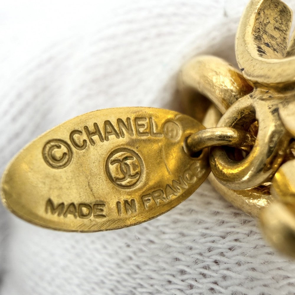 CHANEL シャネル ネックレス ラウンド ココマーク アクセサリー メダル チェーン ヴィンテージ GP ゴールド レディース 約115.7g【中古品】