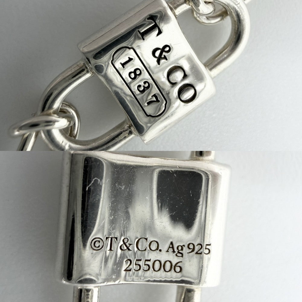 TIFFANY&Co. ティファニー ブレスレット ティファニー1837 スモール ダブル ロック ブレスレット アクセサリー ジュエリー シルバー925 ユニセックス 約6.9g【中古品】