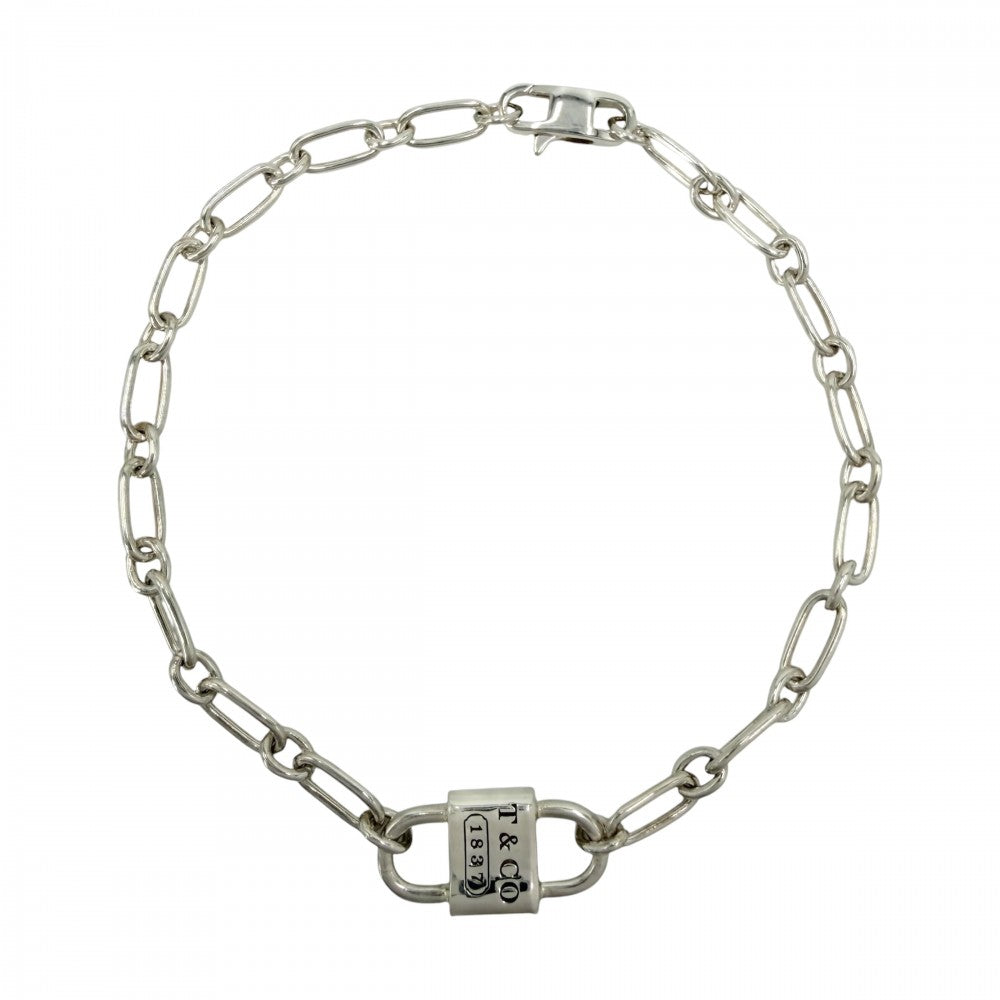 TIFFANY&Co. ティファニー ブレスレット ティファニー1837 スモール ダブル ロック ブレスレット アクセサリー ジュエリー シルバー925 ユニセックス 約6.9g【中古品】