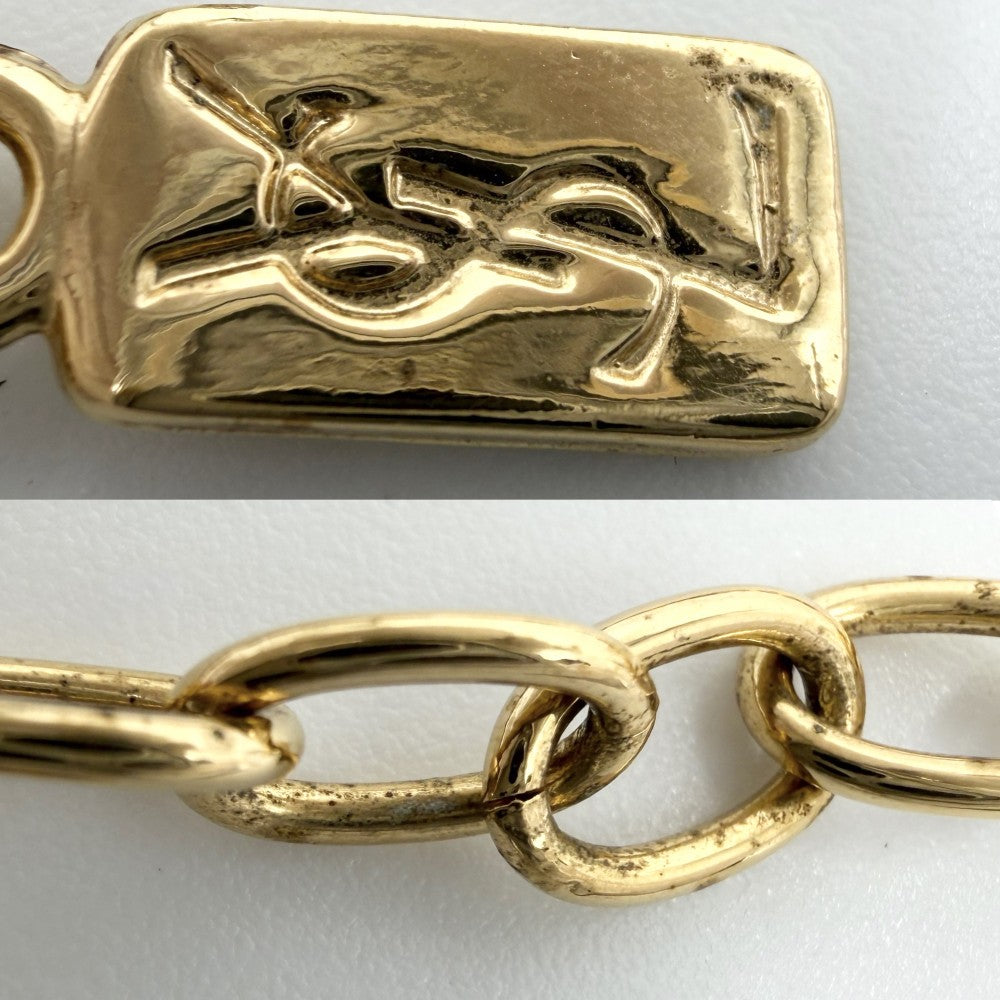 SAINT LAURENT PARIS サンローランパリ ネックレス フラワー 花 アクセサリー レディース 約63.9g【中古品】