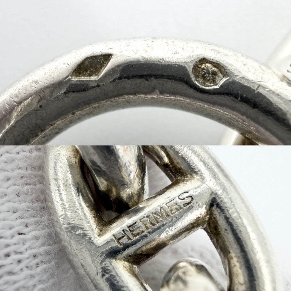 HERMES エルメス ブレスレット シェーヌダンクルMM アクセサリー ジュエリー 15コマ シルバー シルバー925 メンズ 約57.1g【中古品】