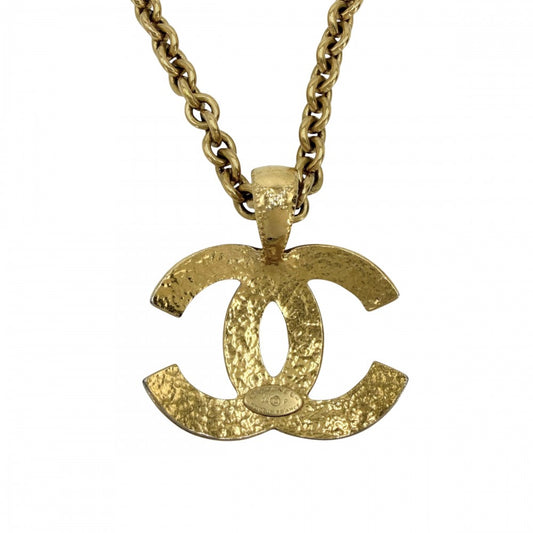 CHANEL シャネル ネックレス ココマーク ロングネックレス ペンダント アクセサリー マトラッセ ココ ヴィンテージ GP 94P ゴールド レディース 約116.7g 1994年【中古品】