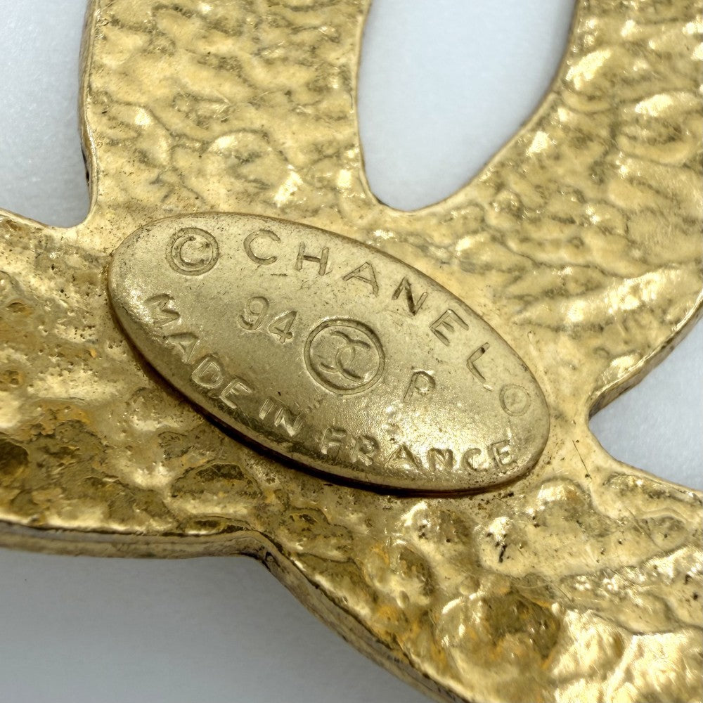 CHANEL シャネル ネックレス ココマーク ロングネックレス ペンダント アクセサリー マトラッセ ココ ヴィンテージ GP 94P ゴールド レディース 約116.7g 1994年【中古品】