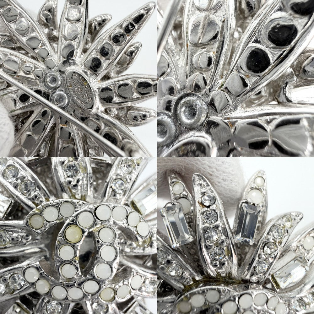 CHANEL シャネル ブローチ ココマーク アクセサリー ラインストーン 06C レディース 約23.2g 2006年【中古品】