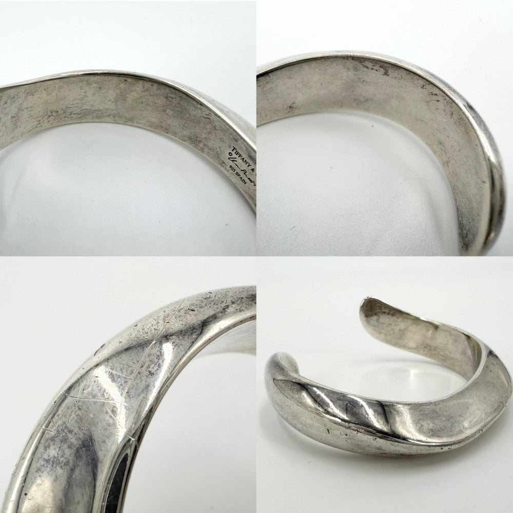 TIFFANY&Co. ティファニー バングル エルサペレッティ カフ アクセサリー ジュエリー シルバー925 レディース 約29.9g【中古品】