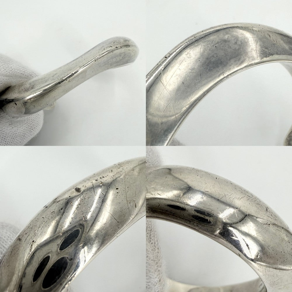 TIFFANY&Co. ティファニー バングル エルサペレッティ カフ アクセサリー ジュエリー シルバー925 レディース 約29.9g【中古品】