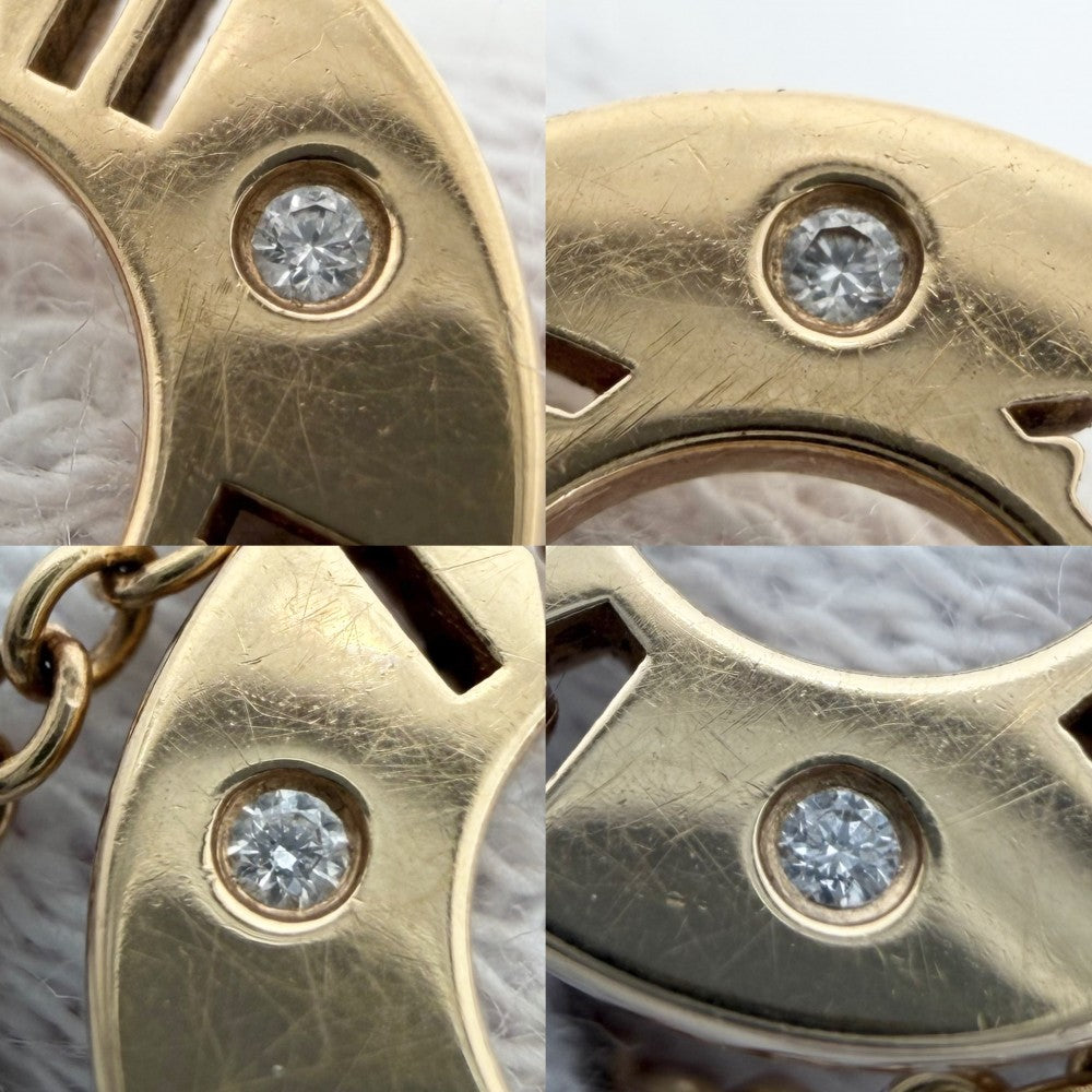 TIFFANY&Co. ティファニー ブレスレット アトラス ピアスドサークル 18金PG Au750 ジュエリー アクセサリー K18ピンクゴールド ダイヤモンド レディース 約2.8g【中古品】