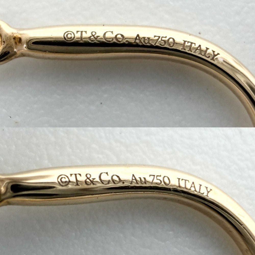 TIFFANY&Co. ティファニー ピアス ハードウェア ボール ジュエリー アクセサリー Au750 18金PG K18ピンクゴールド レディース 約4.5g【中古品】