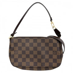 LOUIS VUITTON ルイヴィトン ハンドバッグ ダミエ ポシェットアクセソワール アクセサリーポーチ かばん 鞄 N51985 ブラウン 茶 ゴールド金具 レディース【中古品】