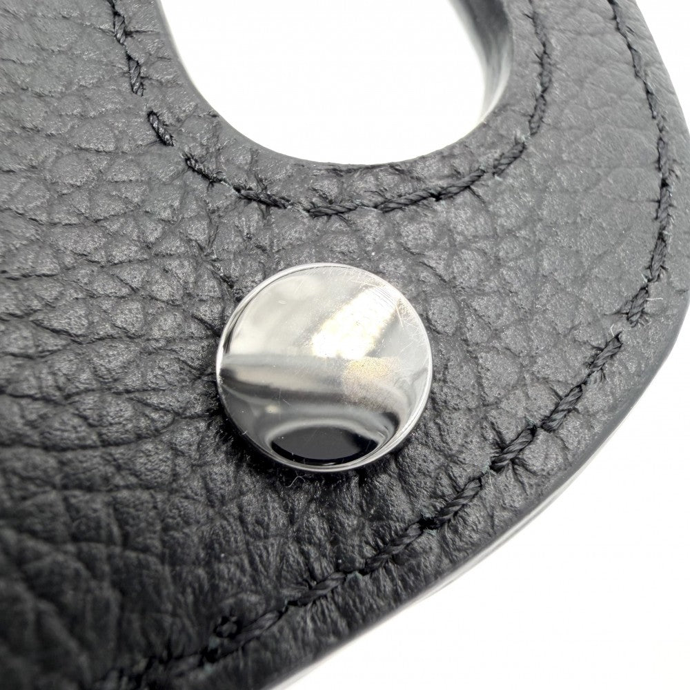 Christian Dior クリスチャンディオール ショルダーバッグ サドル オブリーク フォンショルダー バーティカルポーチ ポシェット キャンバス レザー ブラック 黒 ベージュ ゴールド金具 レディース【中古品】