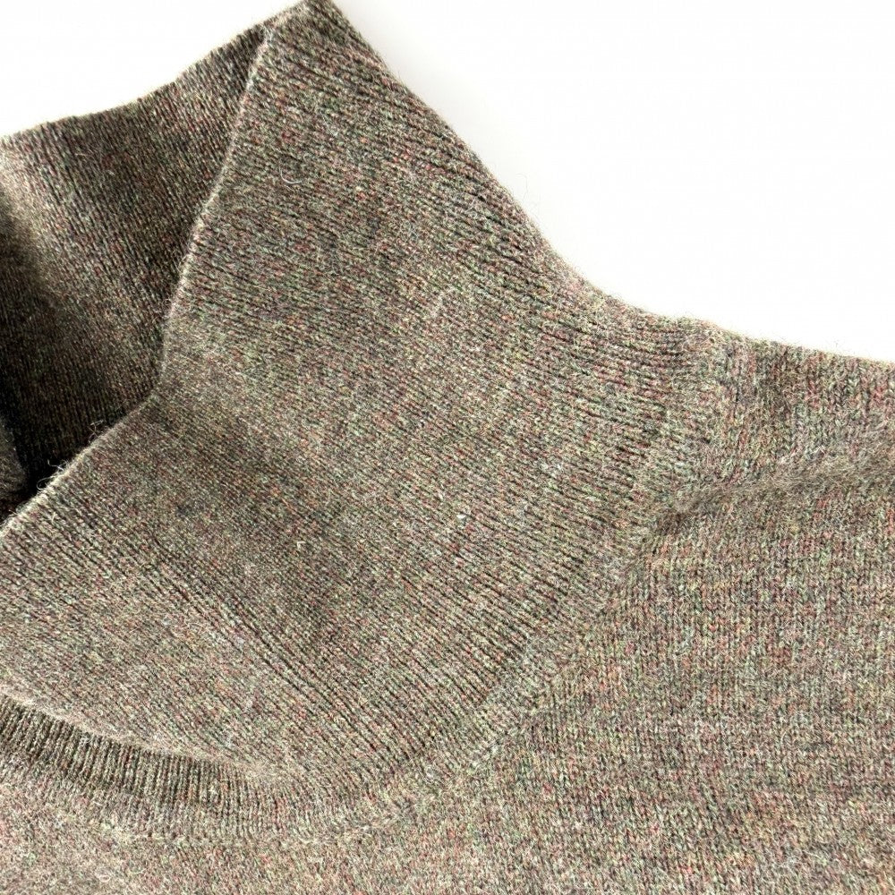 HERMES エルメス タンクトップ ハイネック トップス ノースリーブ 服 アパレル 34 ブラウン 茶 春 秋 カシミヤ レディース【中古品】