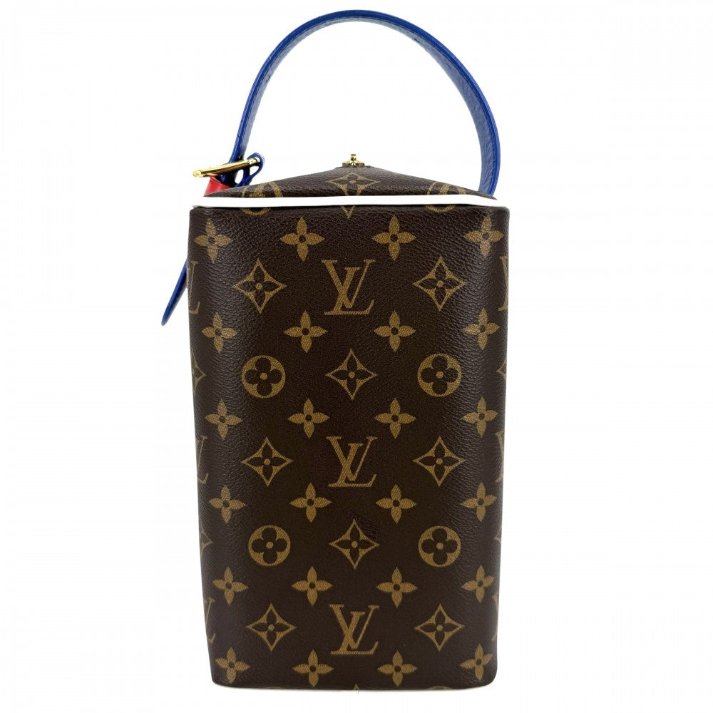 LOUIS VUITTON ルイヴィトン ハンドバッグ モノグラム NBAクロークルーム ドロップキット コラボ M45588 ブラウン 茶 ゴールド金具 メンズ【中古品】