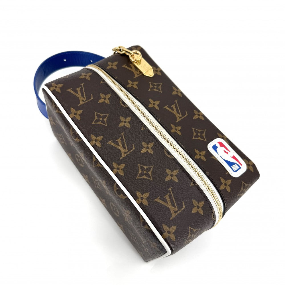 LOUIS VUITTON ルイヴィトン ハンドバッグ モノグラム NBAクロークルーム ドロップキット コラボ M45588 ブラウン 茶 ゴールド金具 メンズ【中古品】