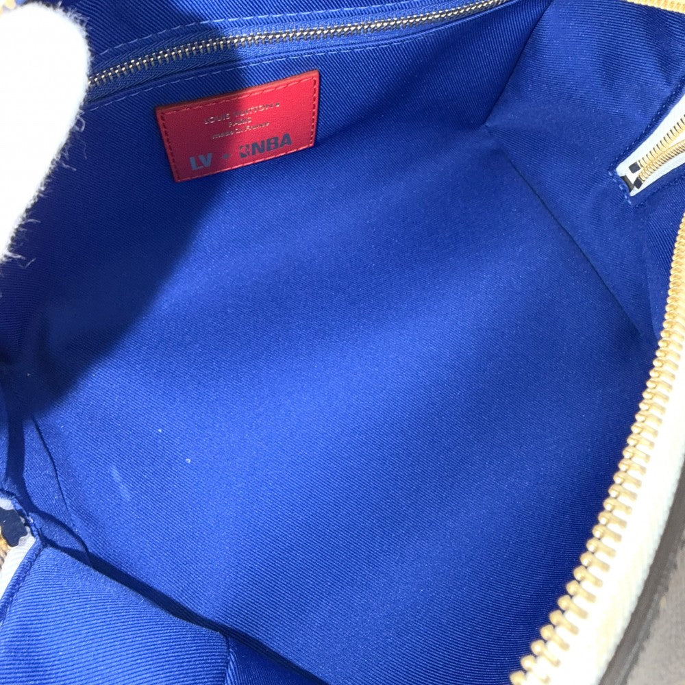 LOUIS VUITTON ルイヴィトン ハンドバッグ モノグラム NBAクロークルーム ドロップキット コラボ M45588 ブラウン 茶 ゴールド金具 メンズ【中古品】