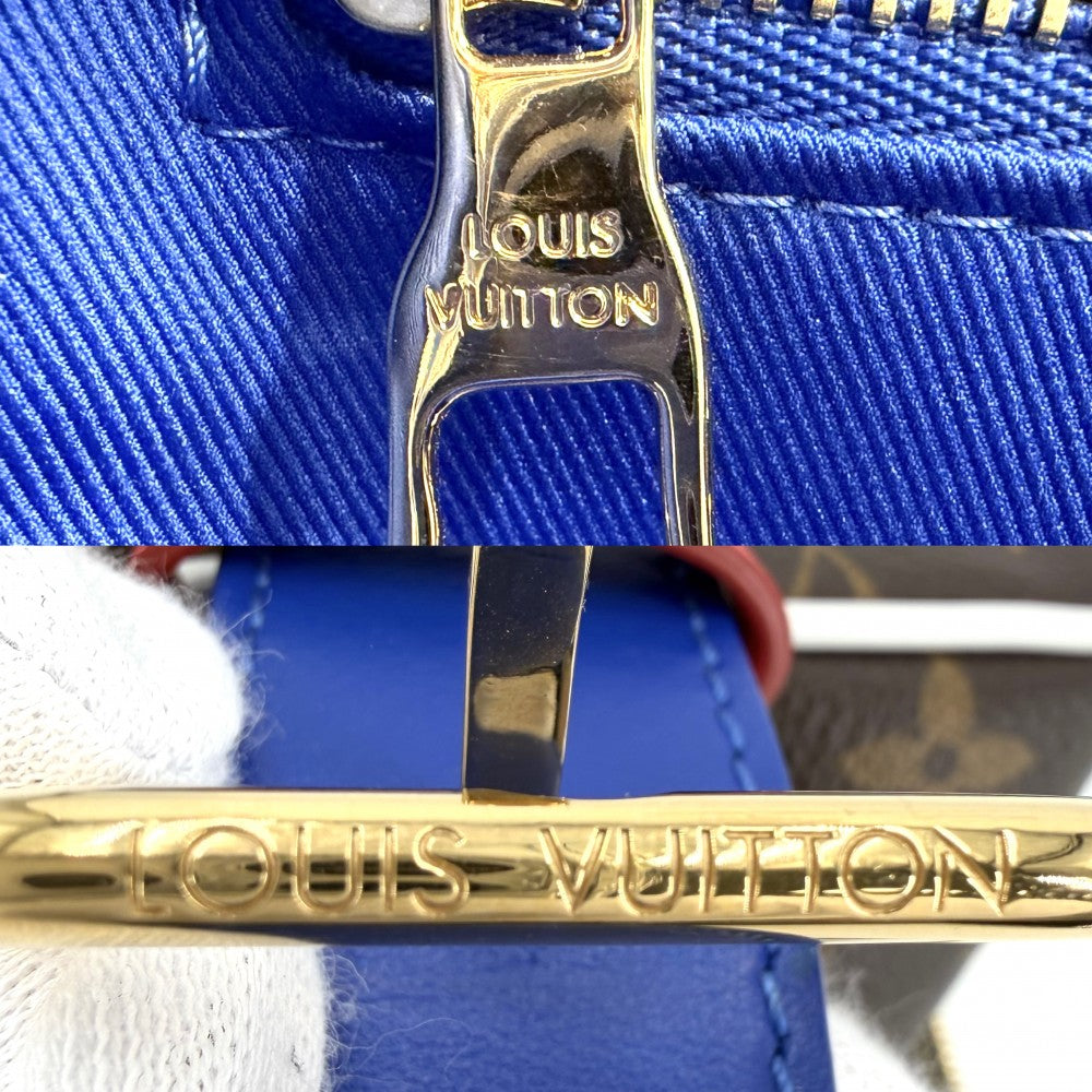 LOUIS VUITTON ルイヴィトン ハンドバッグ モノグラム NBAクロークルーム ドロップキット コラボ M45588 ブラウン 茶 ゴールド金具 メンズ【中古品】