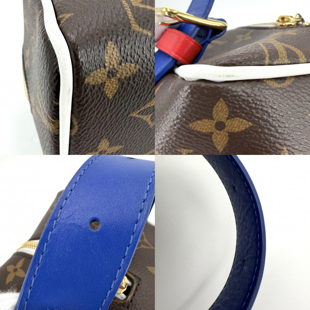 LOUIS VUITTON ルイヴィトン ハンドバッグ モノグラム NBAクロークルーム ドロップキット コラボ M45588 ブラウン 茶 ゴールド金具 メンズ【中古品】