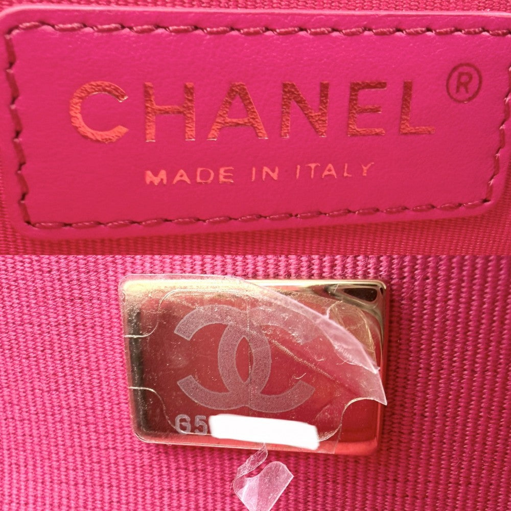 CHANEL シャネル ショルダーバッグ マトラッセ ココマーク ハンドバッグ 2WAY チェーン スクエア バニティバッグ ラムスキン ブラック 黒 ゴールド金具 レディース【中古品】