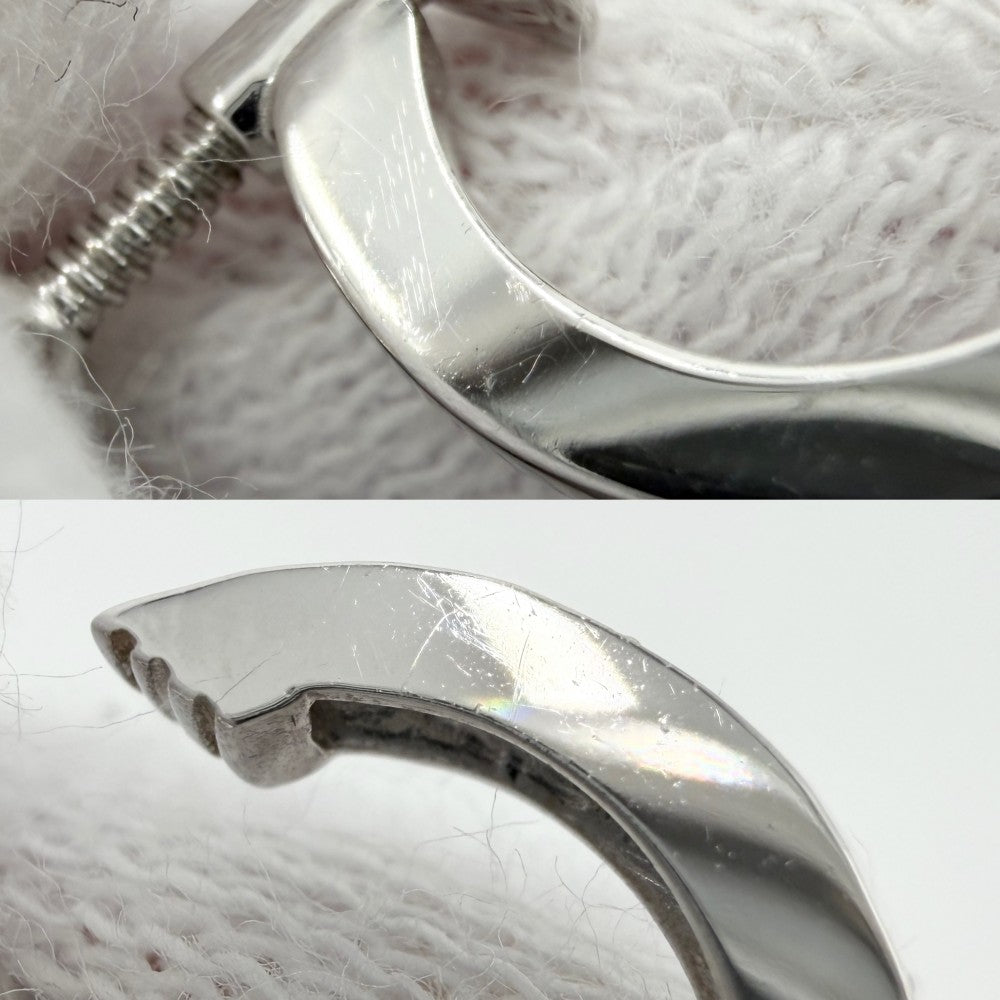 MIKIMOTO ミキモト イヤリング ジュエリー アクセサリー 18金WG Au750 K18ホワイトゴールド ダイヤモンド レディース 約3.7g【中古品】