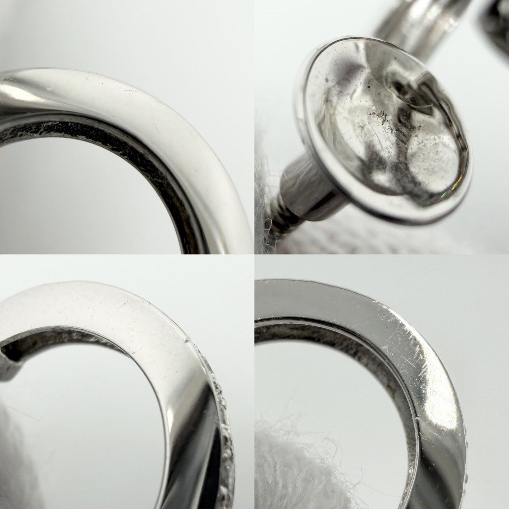 MIKIMOTO ミキモト イヤリング ジュエリー アクセサリー 18金WG Au750 K18ホワイトゴールド ダイヤモンド レディース 約3.7g【中古品】