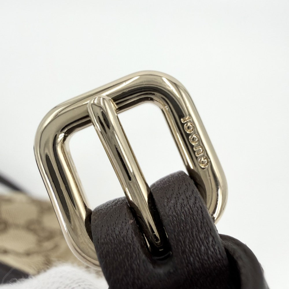 GUCCI グッチ ショルダーバッグ ミニバッグ 256899 GGスプリームキャンバス ベージュ ブラウン 茶 ゴールド金具 レディース【中古品】