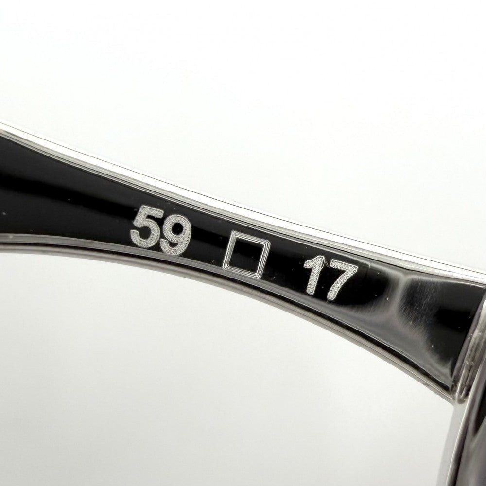 CARTIER カルティエ サングラス サントス 眼鏡 アイウェア ティアドロップ ファッションアイテム プラスチック ブラウン 茶 シルバー金具 メンズ【中古品】