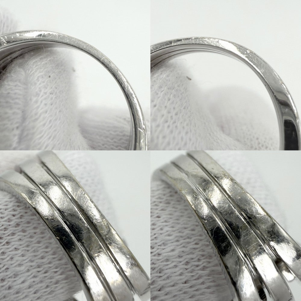 BVLGARI ブルガリ 指輪 リング ルチア ジュエリー アクセサリー Au750 18金WG K18ホワイトゴールド ダイヤモンド 約14.5号 レディース 約13.1g【中古品】