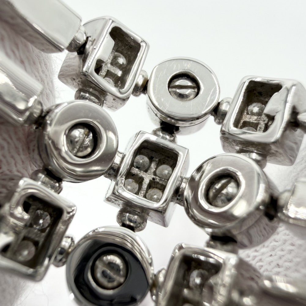 BVLGARI ブルガリ 指輪 リング ルチア ジュエリー アクセサリー Au750 18金WG K18ホワイトゴールド ダイヤモンド 約14.5号 レディース 約13.1g【中古品】