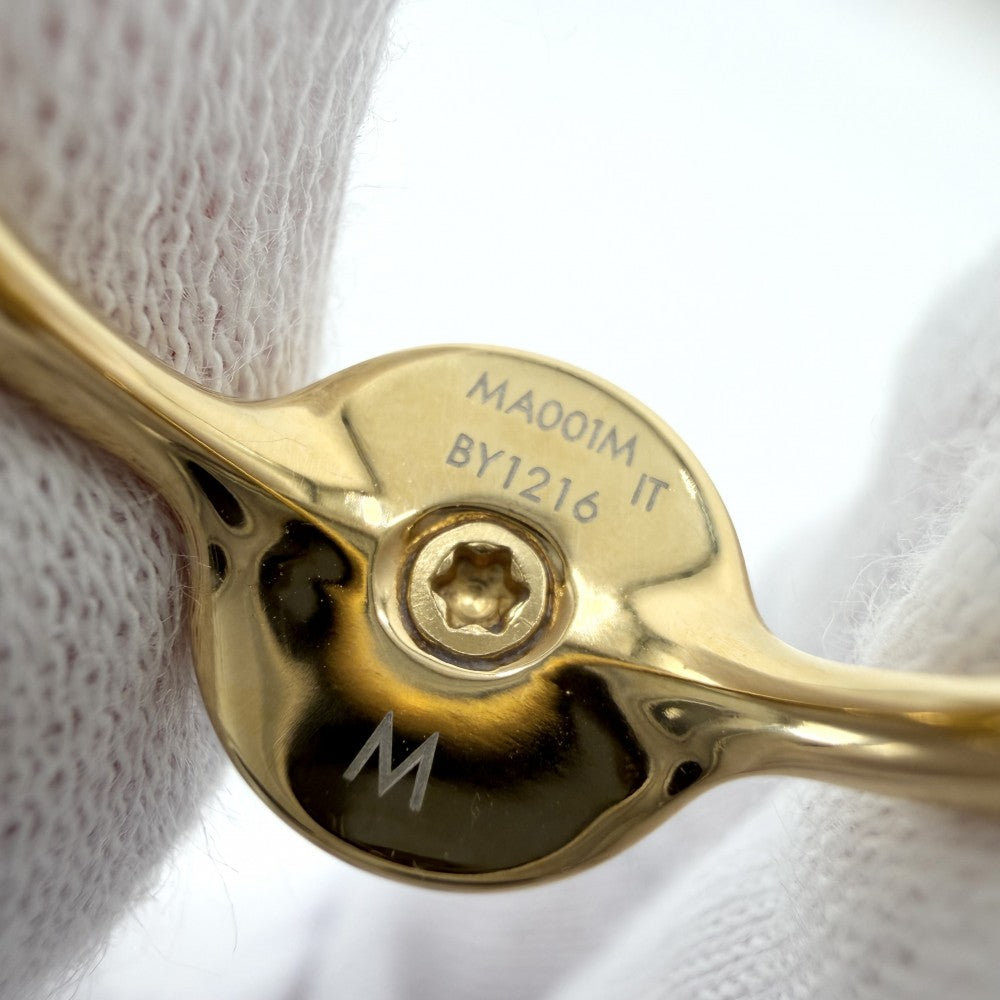LOUIS VUITTON ルイヴィトン 指輪 リング・LVパーリー・コンフェッティ アクセサリー Mサイズ 約12号 MA001M グレー ゴールド レディース 約4.5g【中古品】