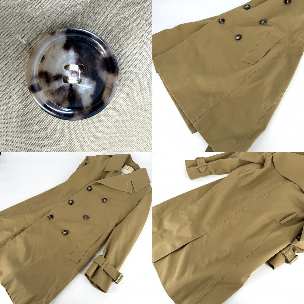 BURBERRY バーバリー トレンチコート ロングコート アウター アパレル 服 8097739 ベージュ 春 秋 ポリエステル コットン レディース【中古品】
