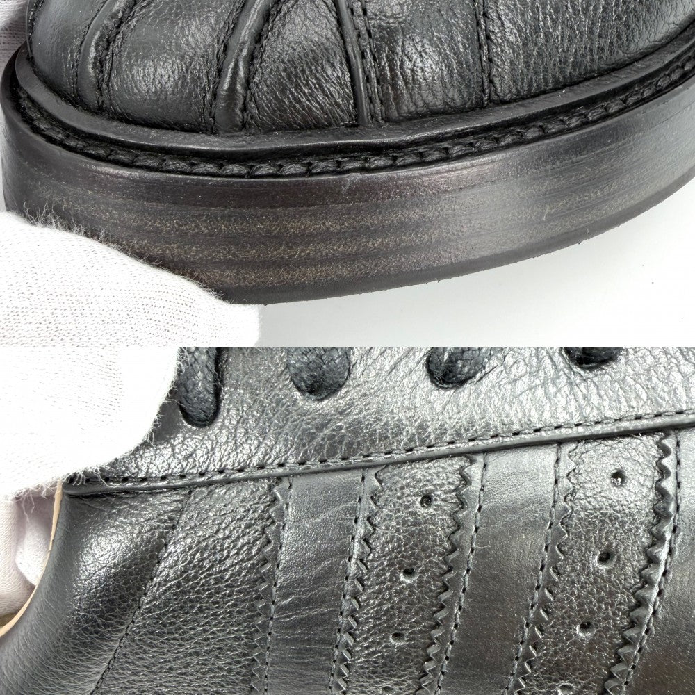 adidas アディダス スニーカー SUPERSTAR LUX スーパースター ラックス シューズ 靴 ファッションアイテム 8サイズ 約26cm IH4681 ブラック 黒 メンズ【中古品】